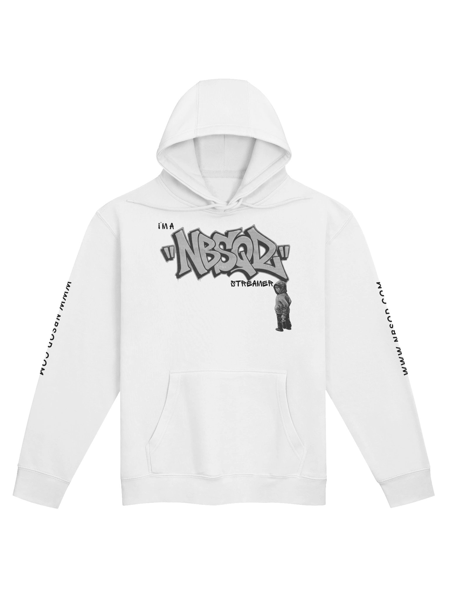 Noobsquad “NBSQD Graffiti – Break The Rules, It’s Part of The Game” Ladies Hoodie product image (1)
