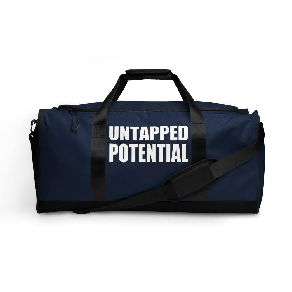 Untapped Potential Navy Blue Duffle Bag product image (1)