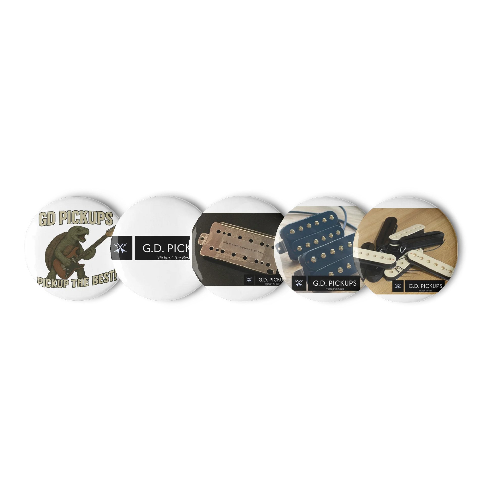 Set of 5 G.D. Pickups pins product image (1)