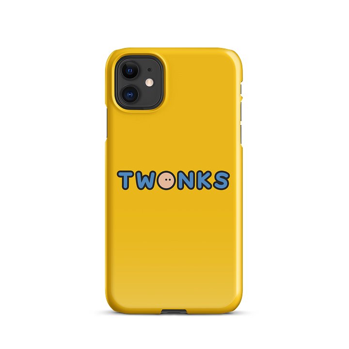 Twonks Logo Phone Case - Yellow product image (2)
