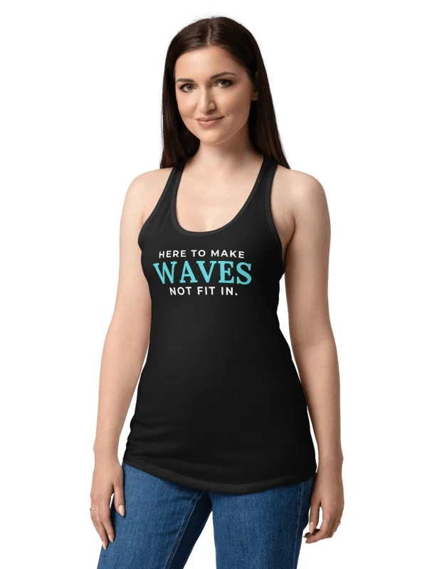 Here to Make Waves Human Design Manifestor Tank Top product image (3)