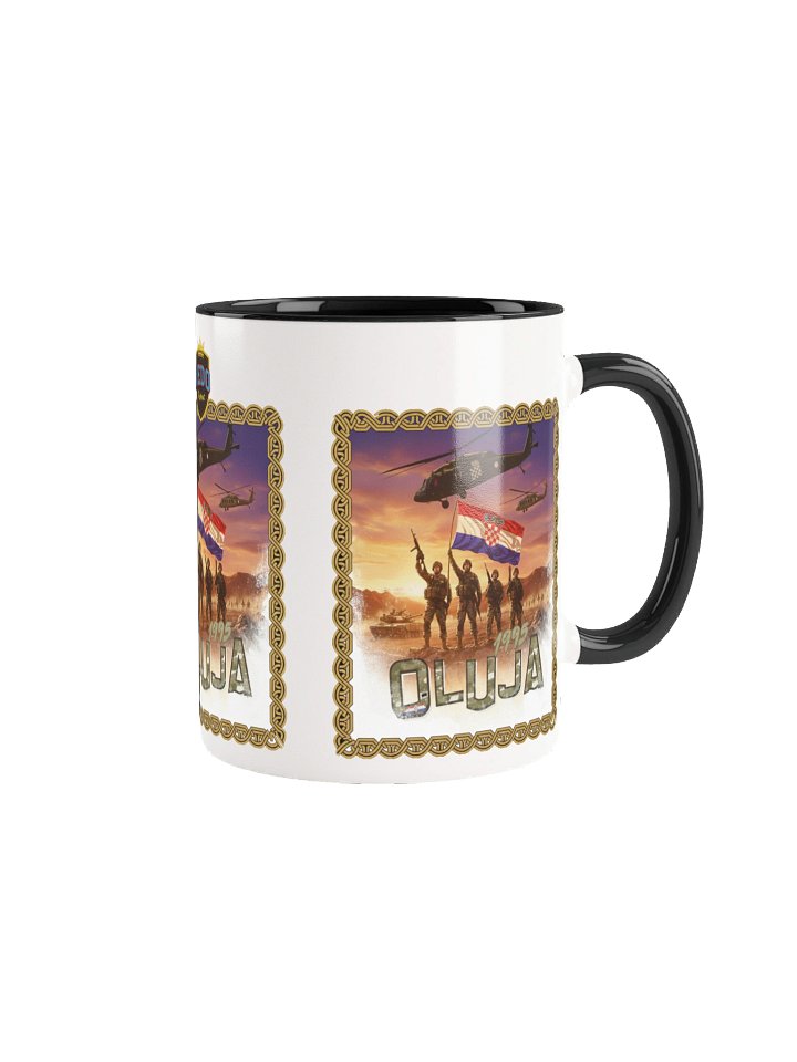 OLUJA 1995 Military Flag Ceramic Mug product image (3)