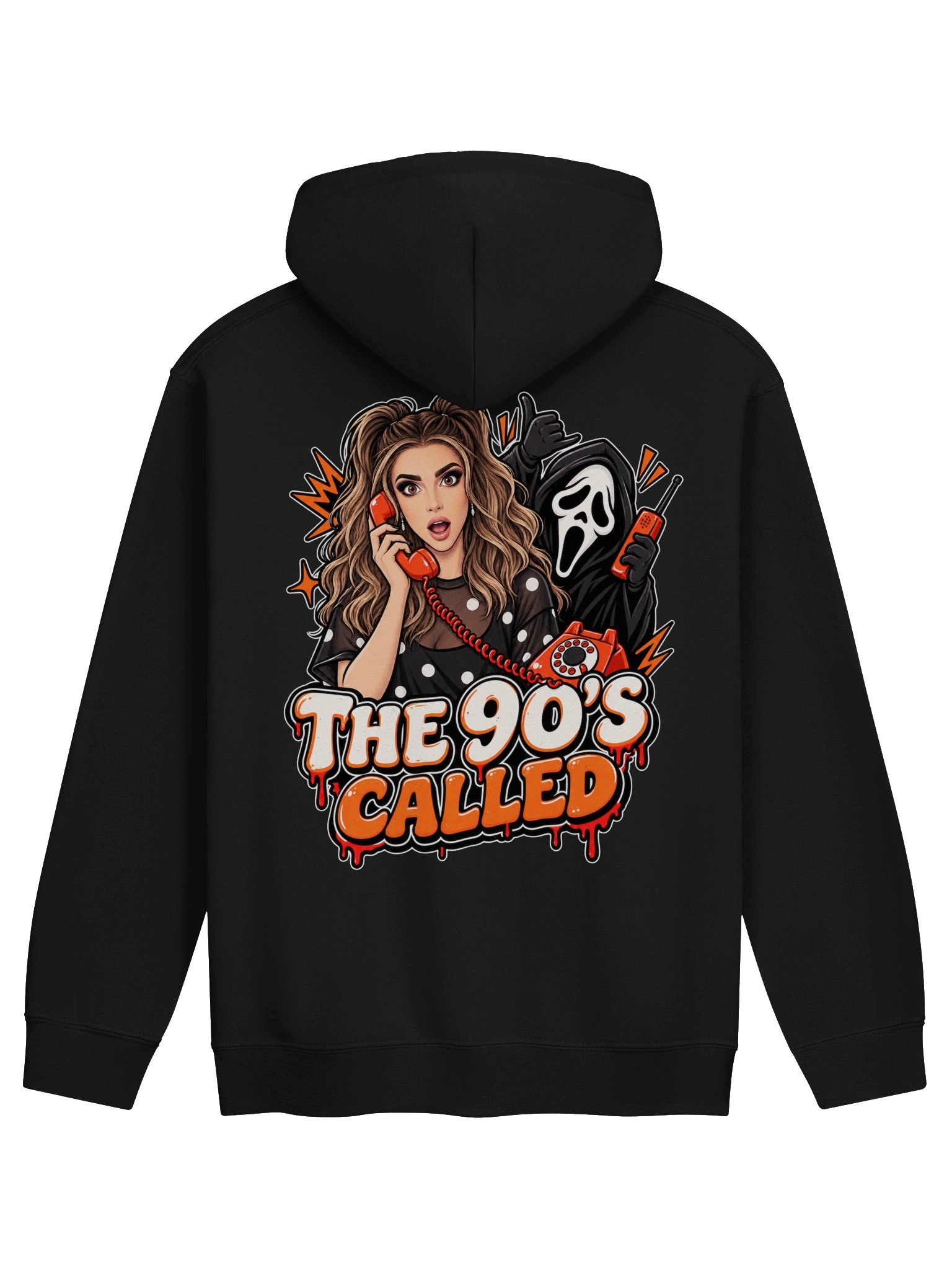 SPOOKY 90'S CALL HOODIE product image (2)