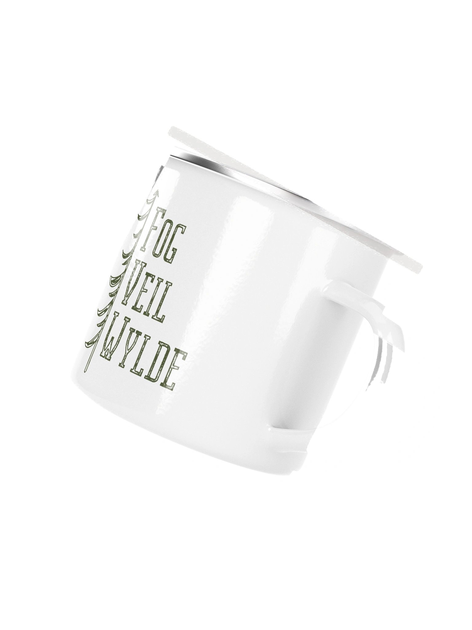 Timber Logo | White Enamel Mug product image (3)
