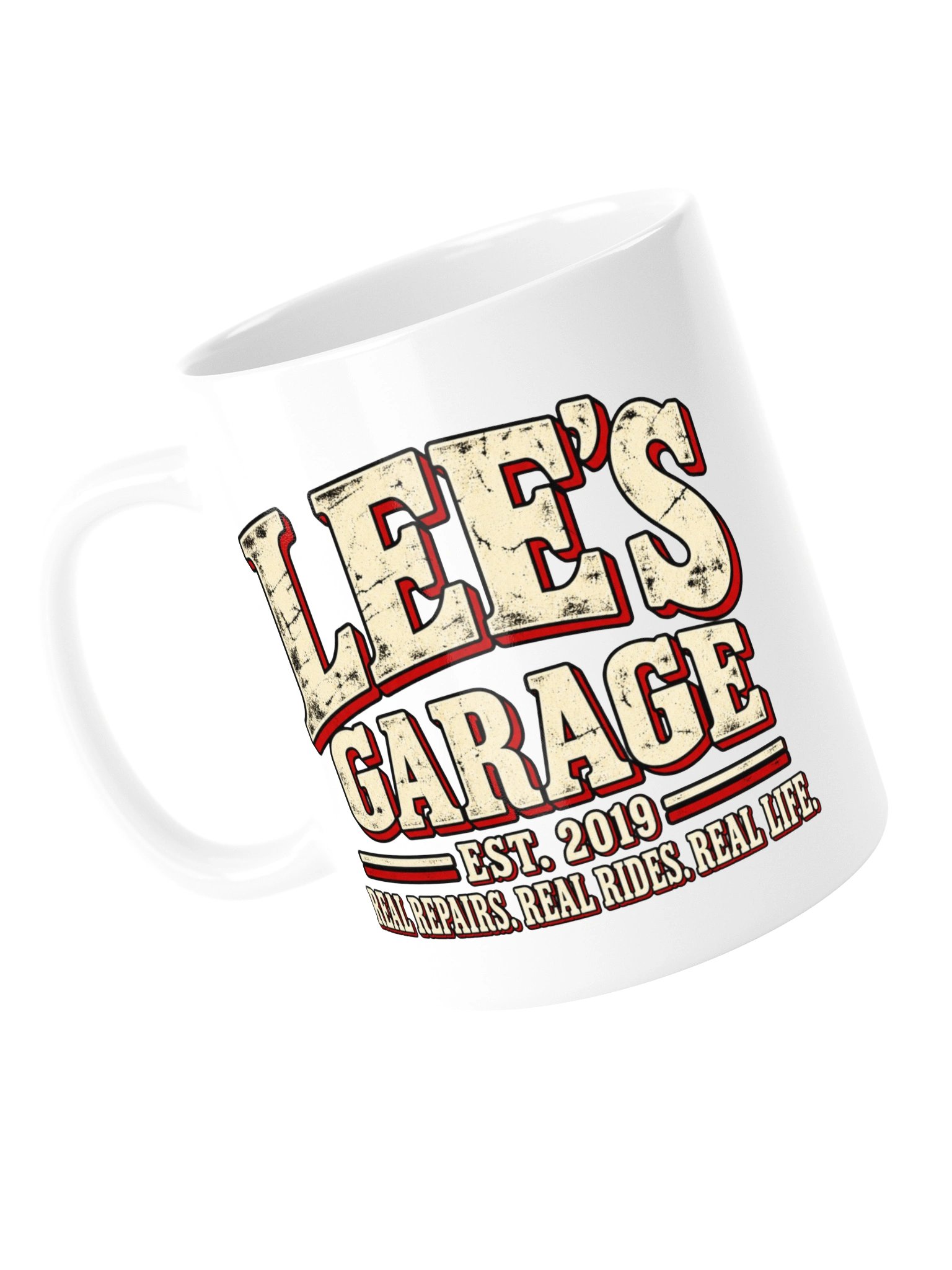 Lee's Garage Everyday White Mug product image (5)
