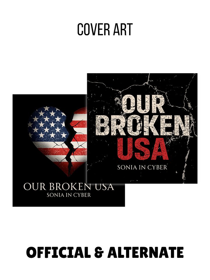 Our Broken USA Cover Art Set – Official + Alternate (Digital Download) product image (1)