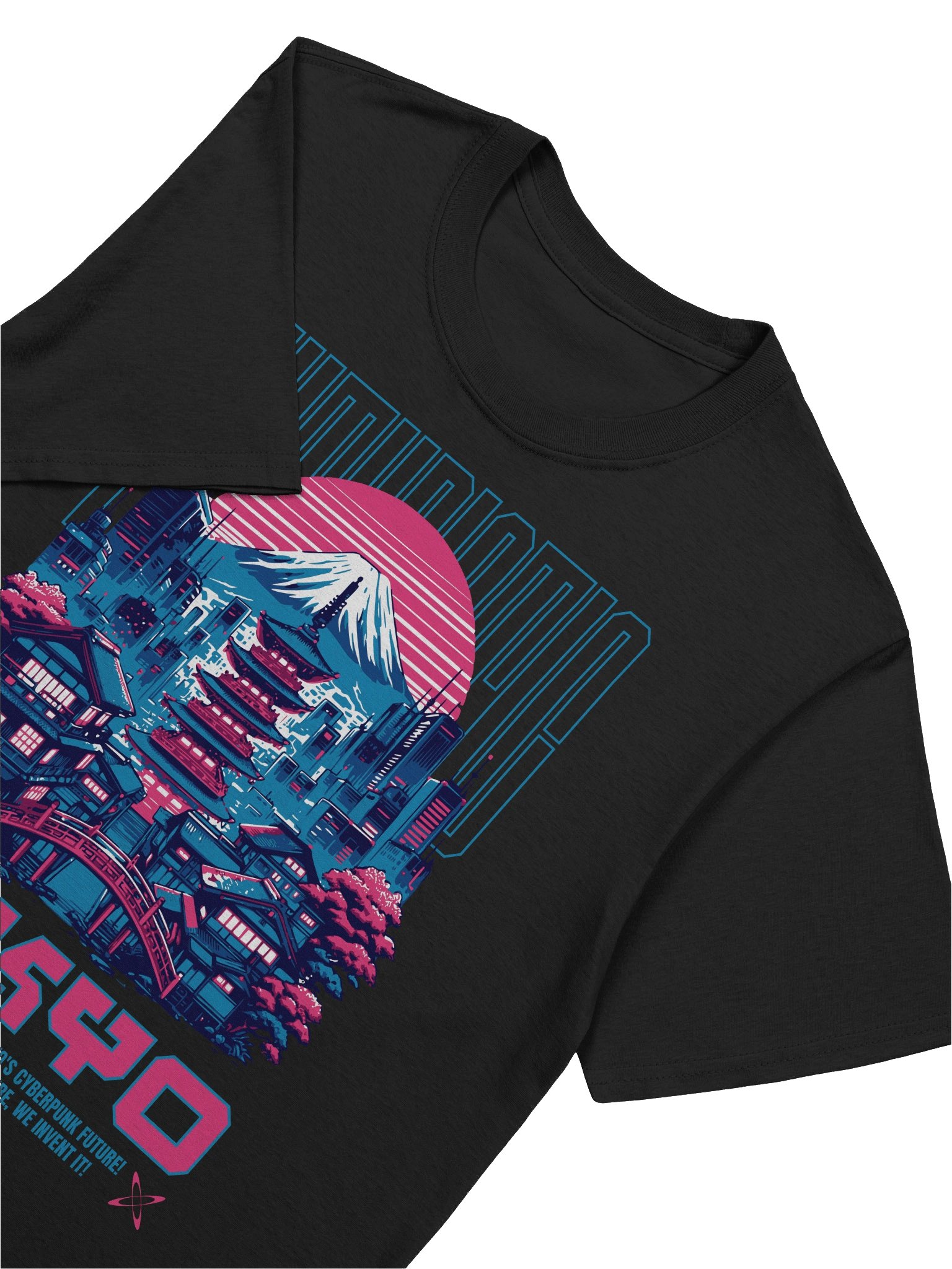 Tokyo Cyberpunk Neon Chaos T-Shirt - Gildan Softstyle product image (5)