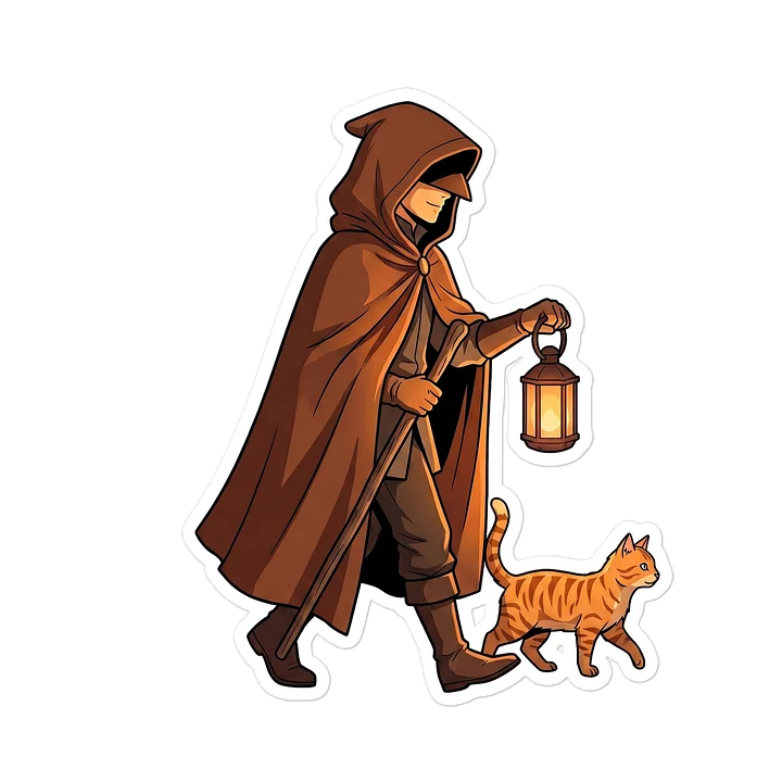 Lantern Light — Bard & Ember Sticker product image (1)