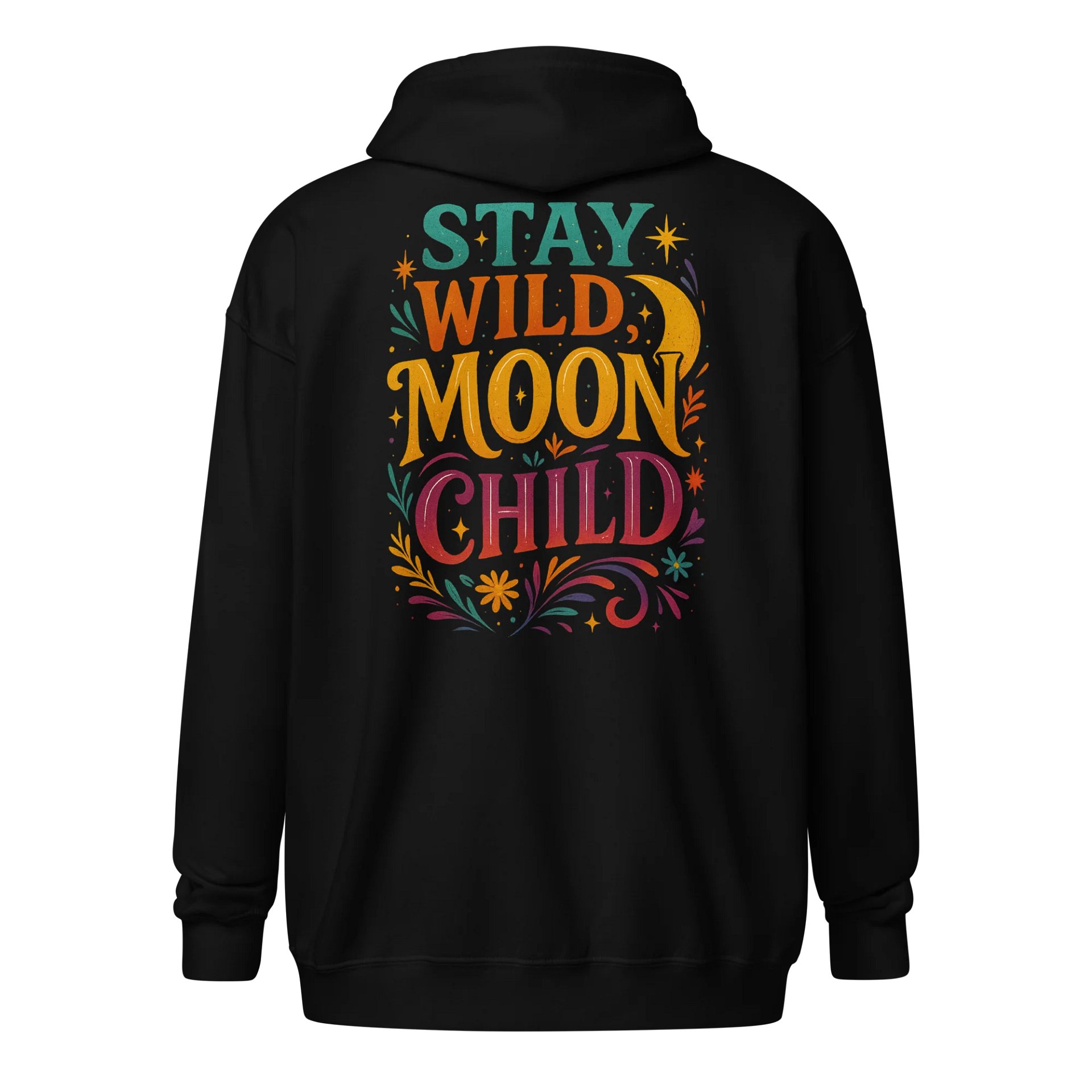 Zip Hoodie – Stay Wild Moon Child product image (1)