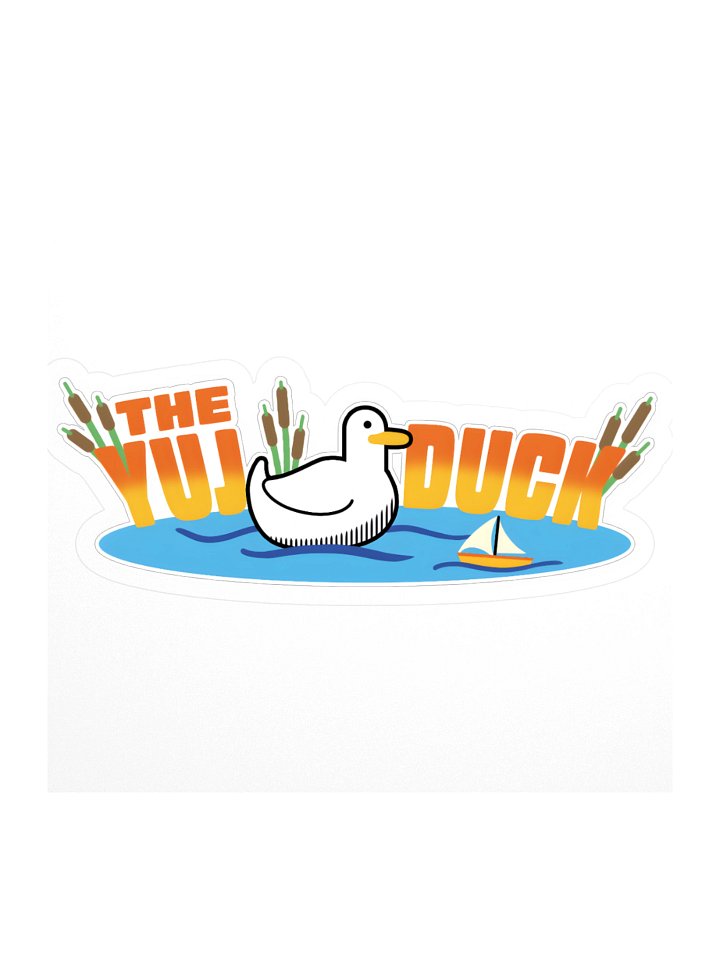 YUJ Duck Wide Logo Sticker product image (1)