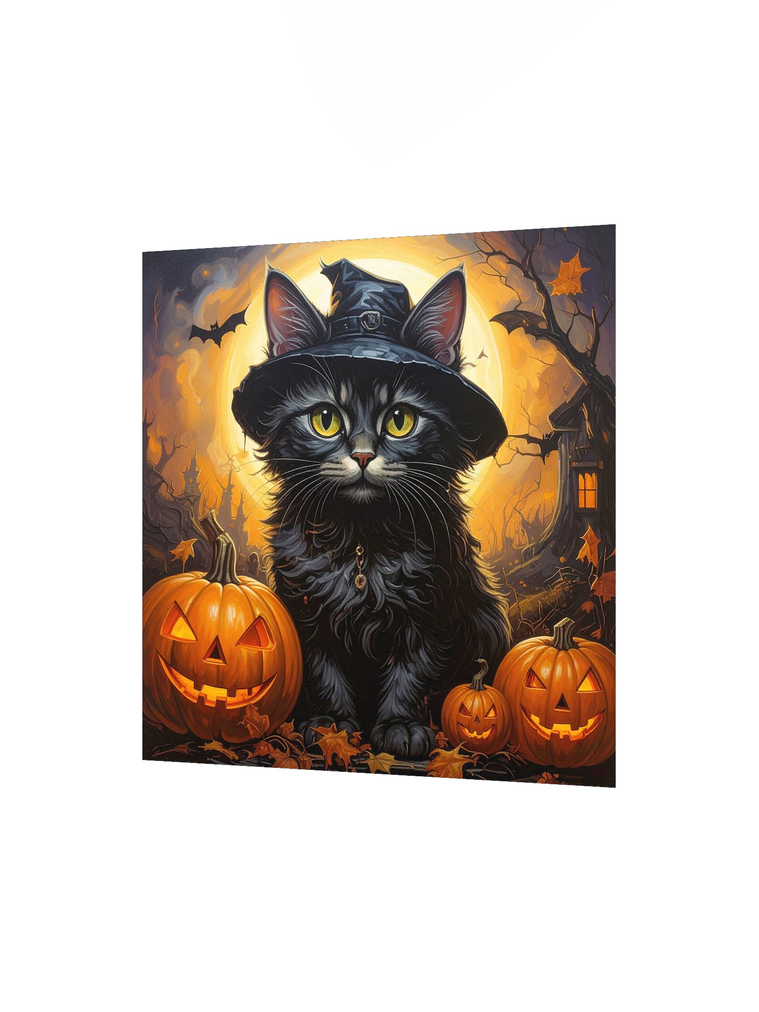 Black Cat & Pumpkins product image (8)