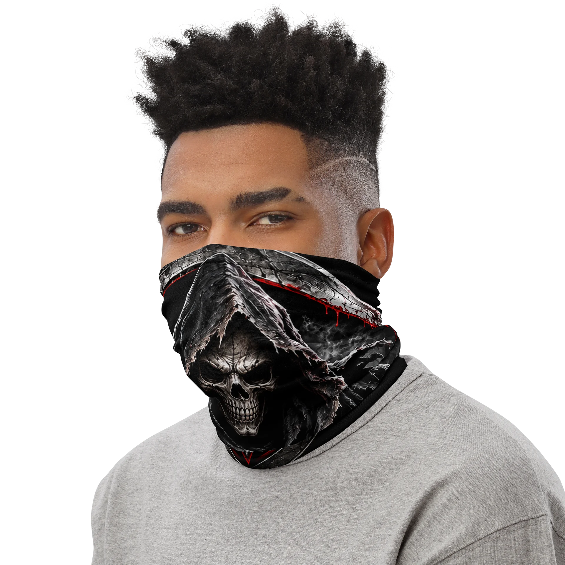 Hardluck Express Gothic Hooded Reaper Neck Gaiter product image (3)