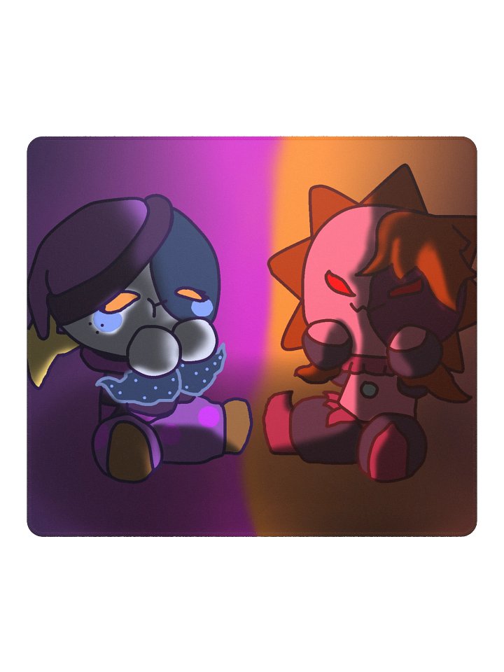 Celestial Twins Sleek Gamer's Haven Mouse Pad product image (3)