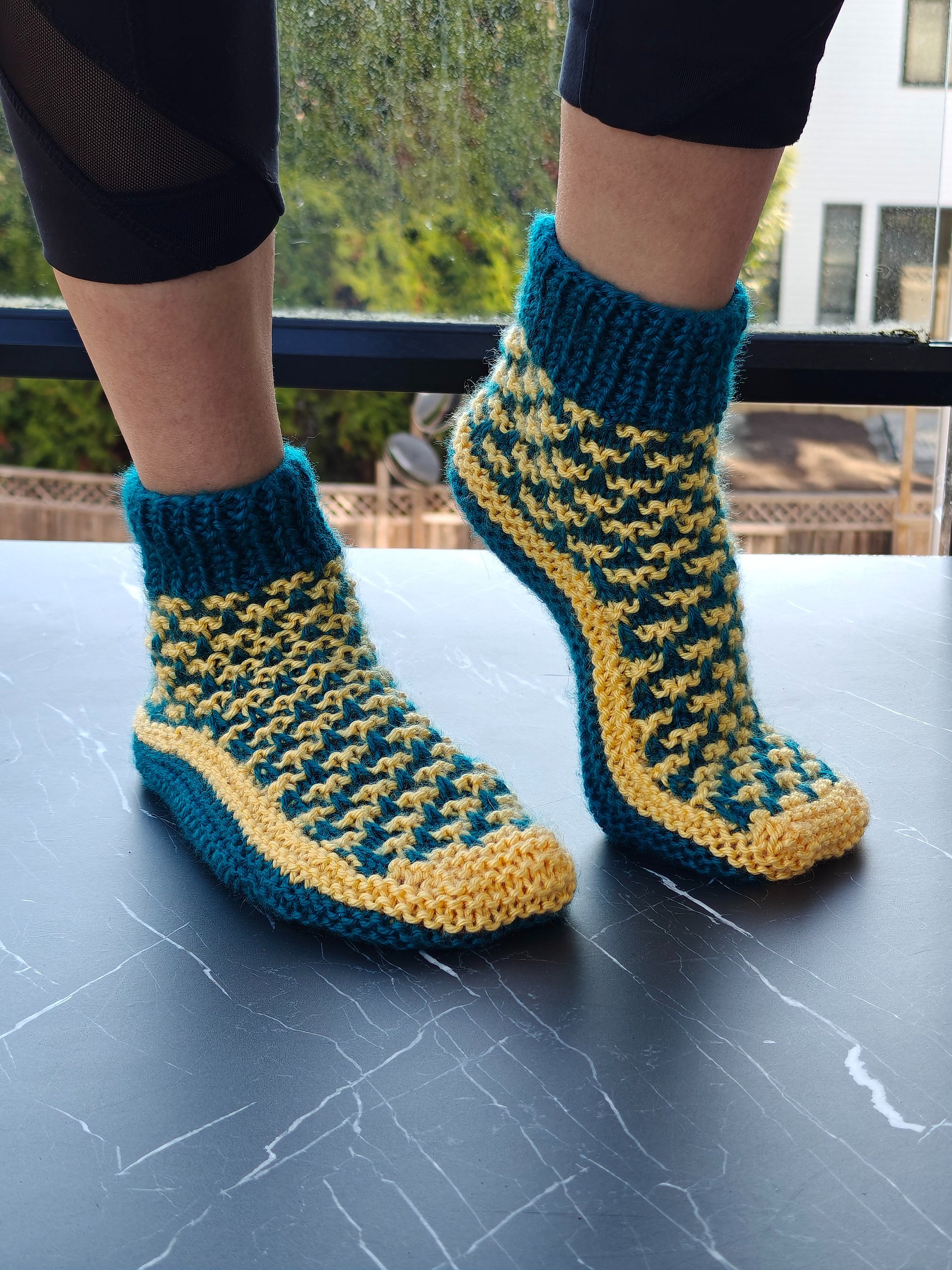 Flat Knit Colorworks Socks Pattern product image (2)