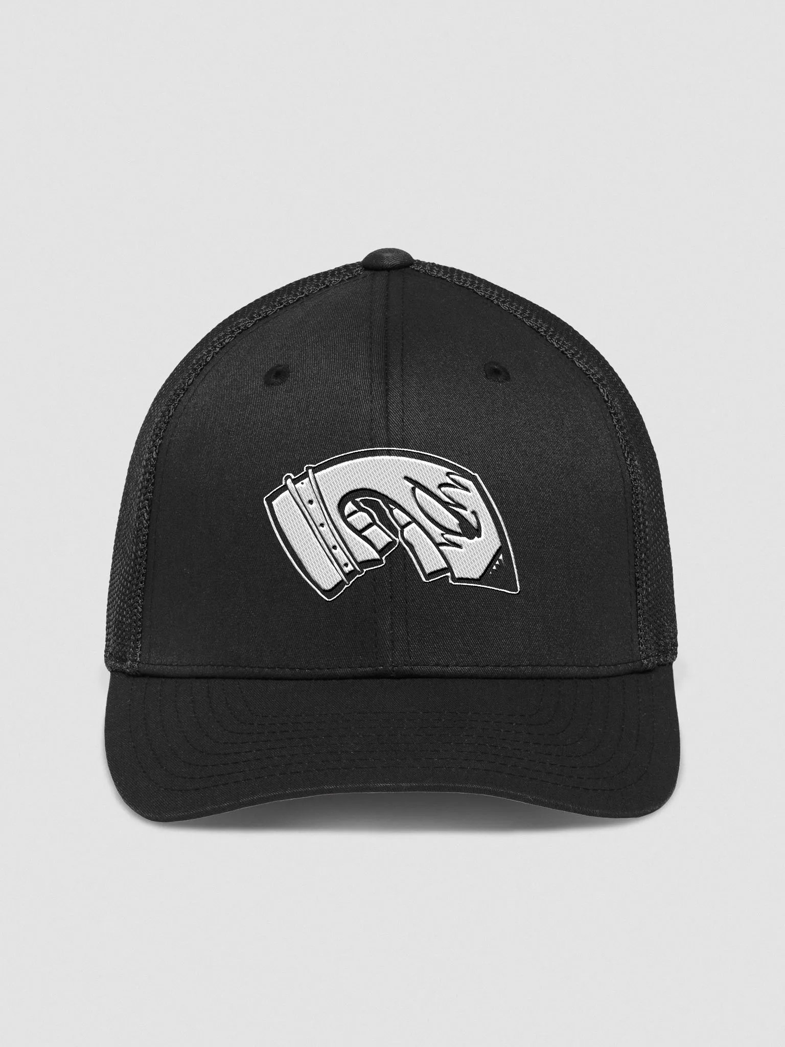 Pencil Bill Flexfit Mesh Back Trucker Hat product image (1)