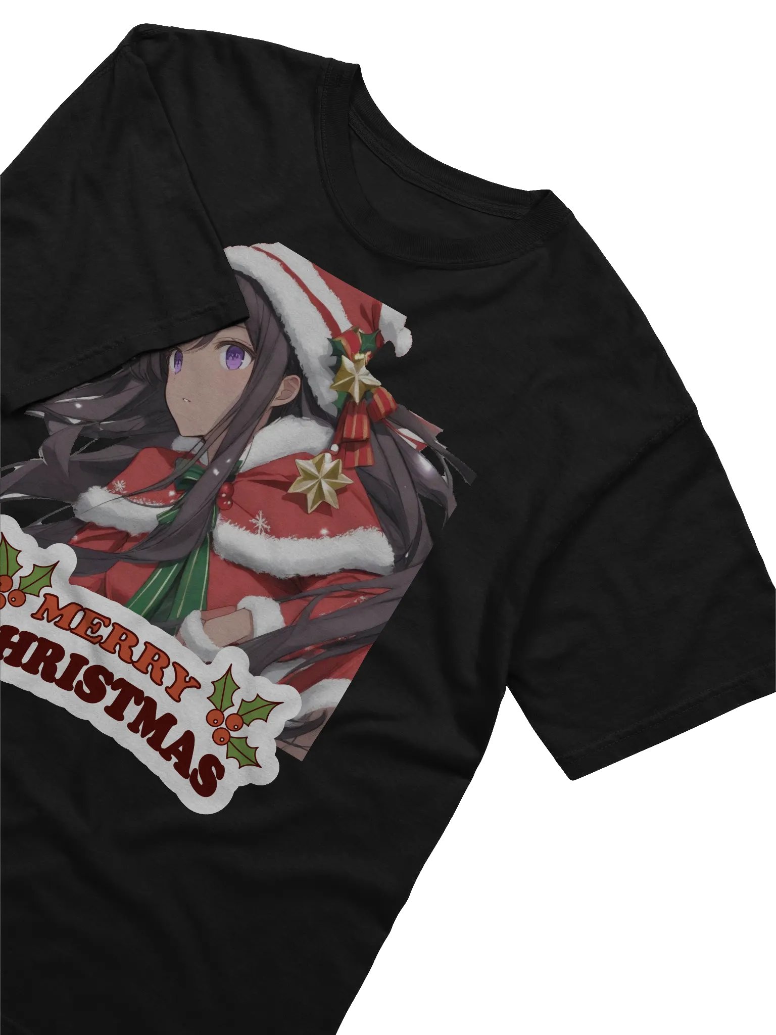 Merry Christmas Anime Santa T-Shirt product image (11)
