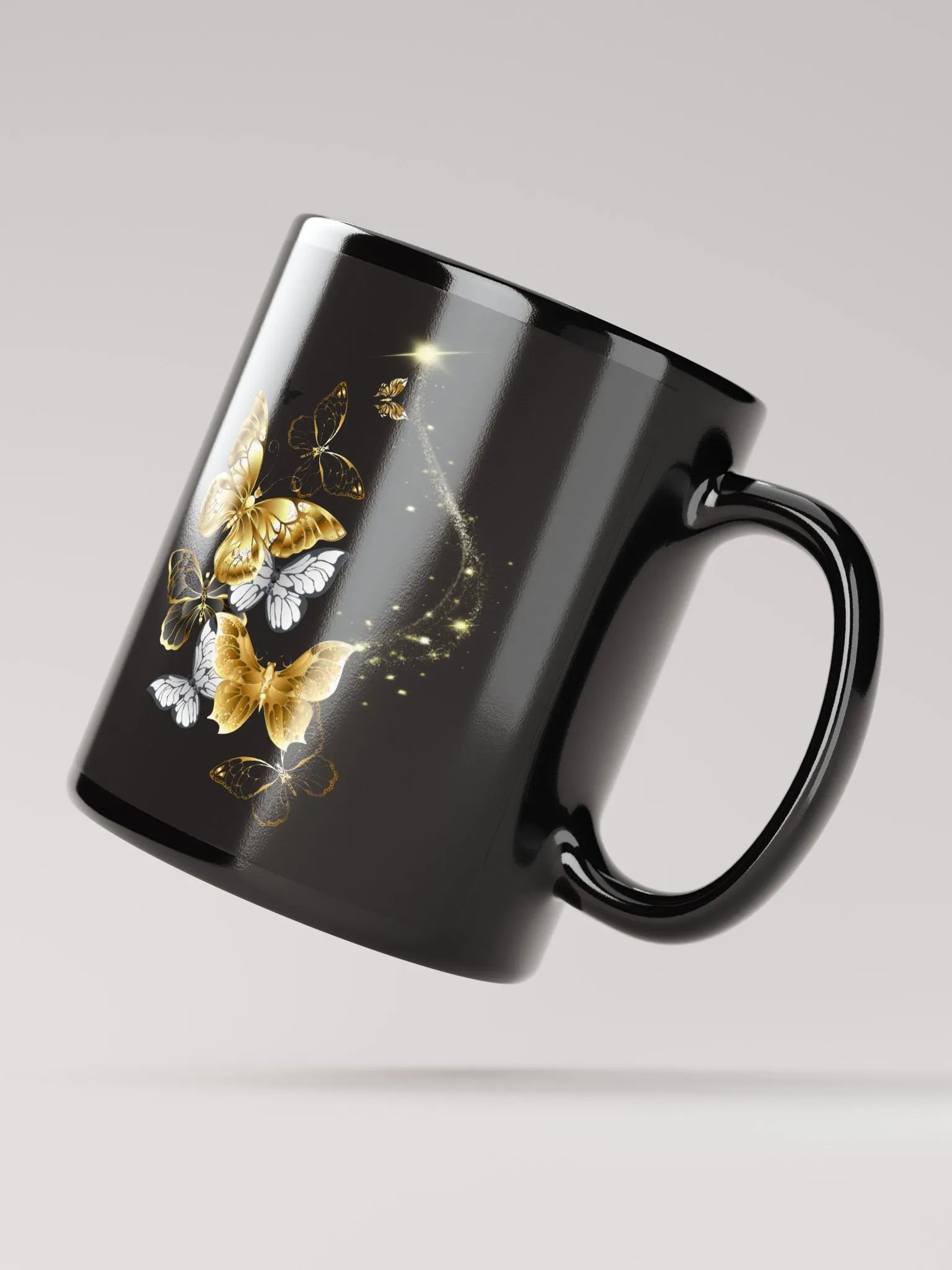 Golden Butterfly Whimsy Mug product image (4)