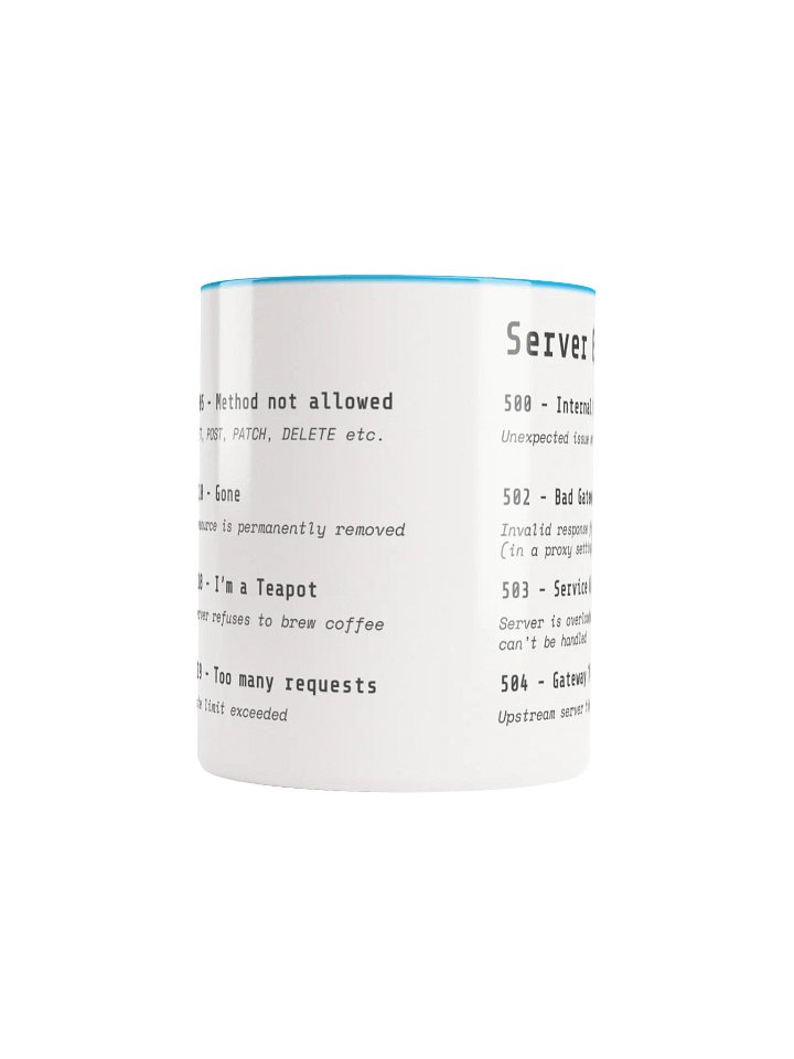 Essential HTTP Error Codes Mug product image (12)