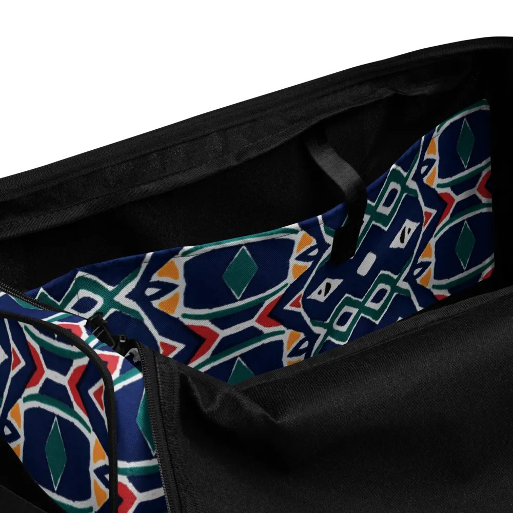 Geometric Symmetry All-Over Duffle Bag product image (8)