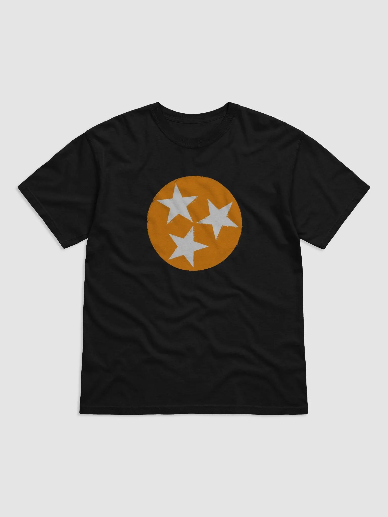 Orange and White Tri Star Tee product image (1)