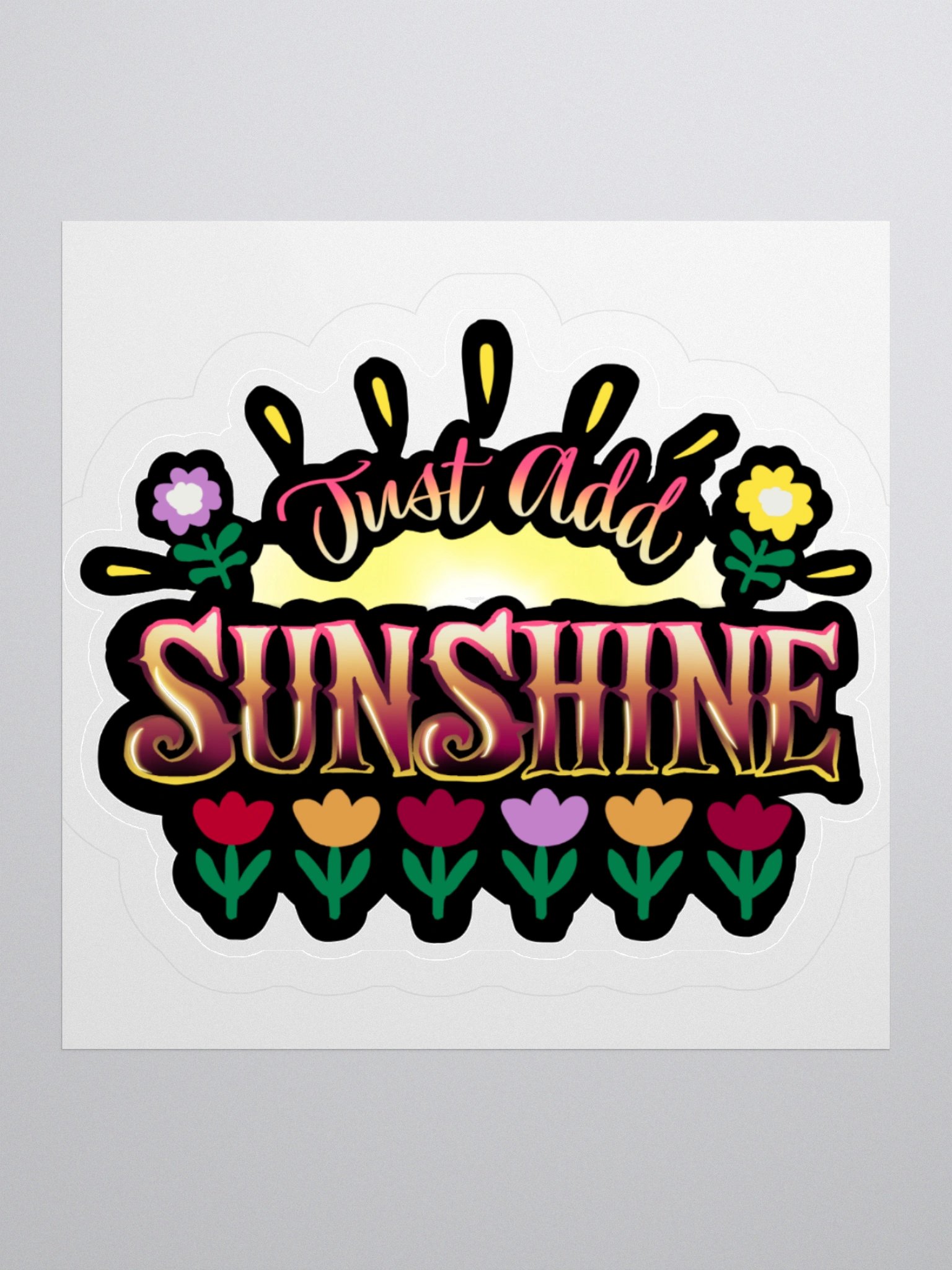 Just Add Sunshine Sticker product image (1)