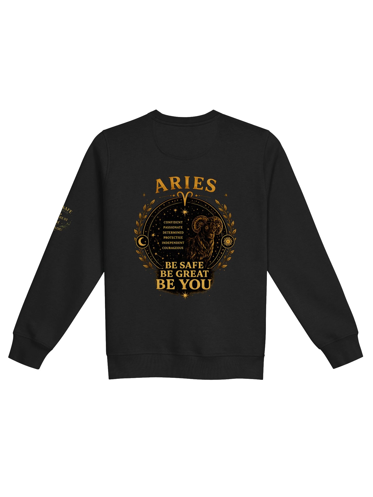 Aries “Fearlessly Forward” Premium Zodiac Crewneck product image (2)
