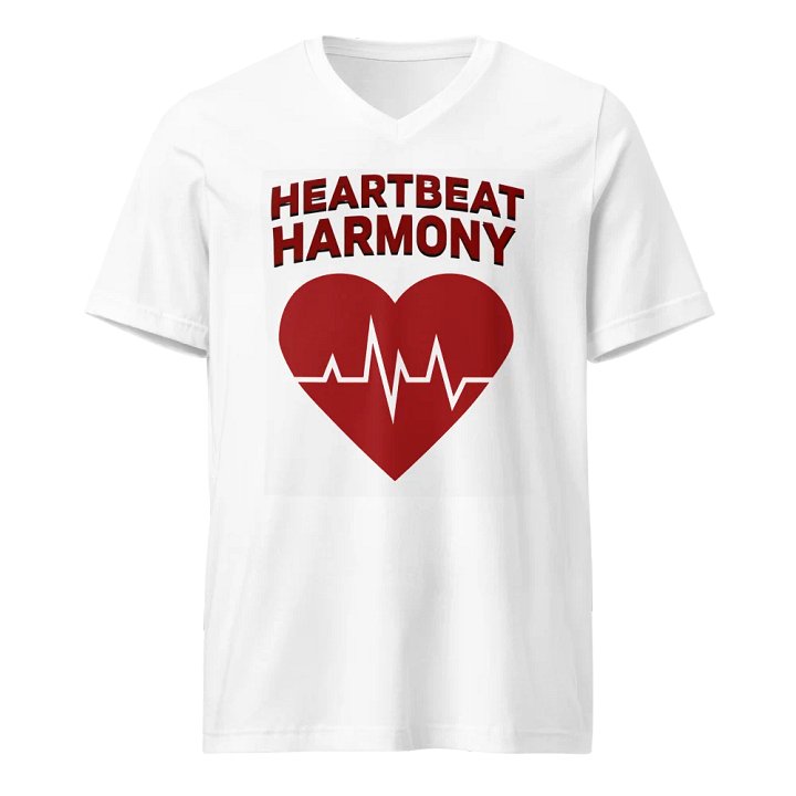 Harmonic Heartbeat V-Neck Tee product image (5)