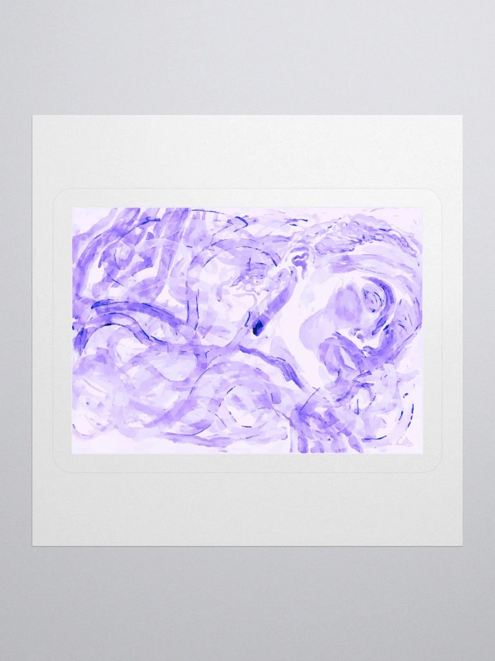 WRAPPED IN HOLY SPIRIT LAVENDER STICKER product image (1)