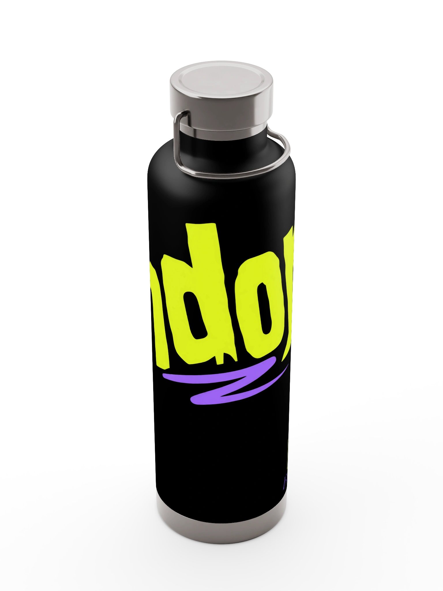 London Yellow Typographic Bottle by Biennale product image (5)
