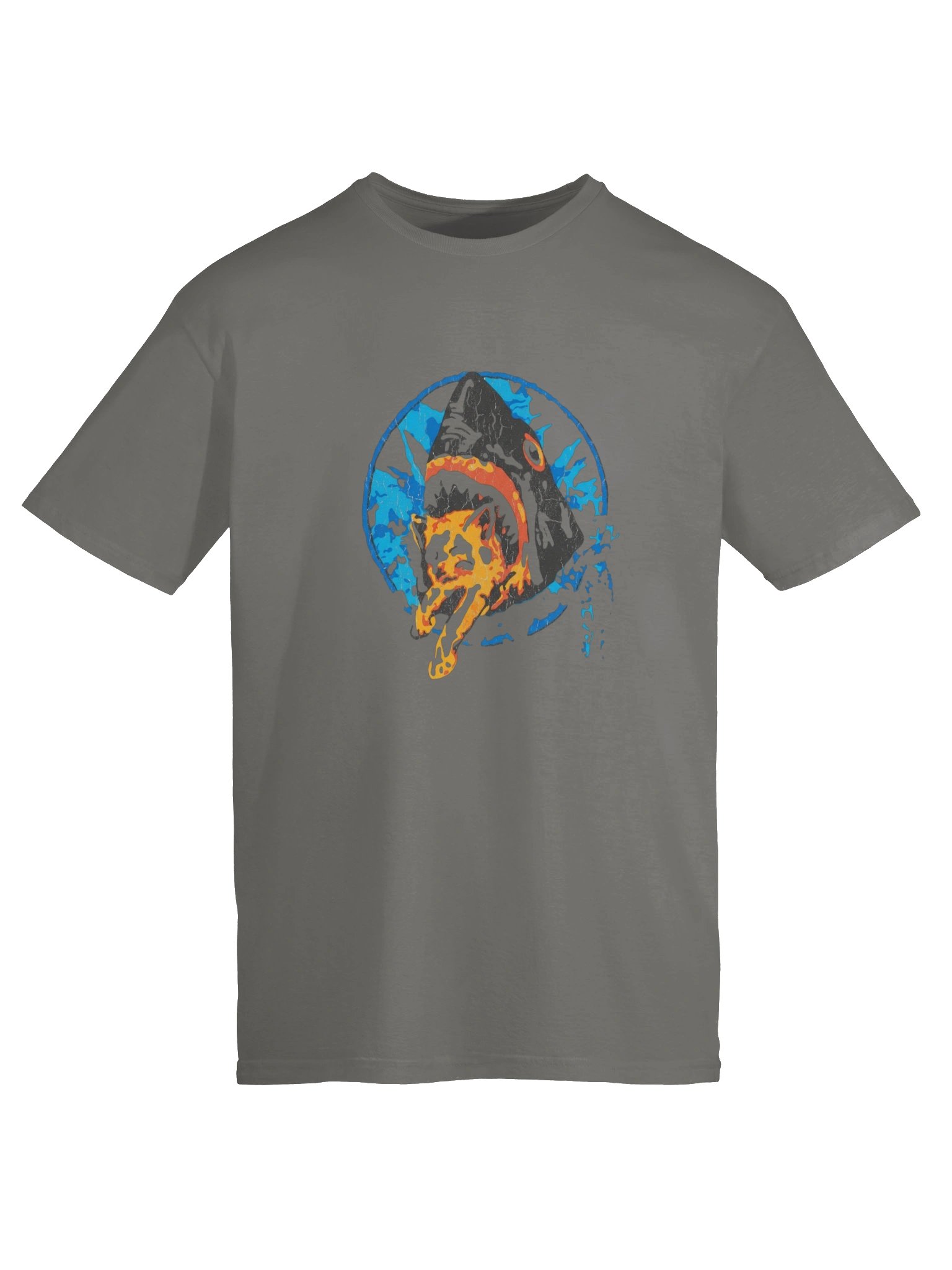 Pineapple Express Saul Silver Shark Eating Cat Unisex T-Shirt product image (5)