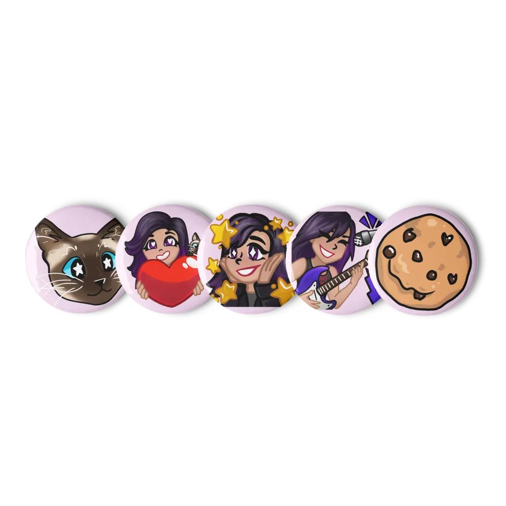 Emote Buttons (Pink) product image (2)