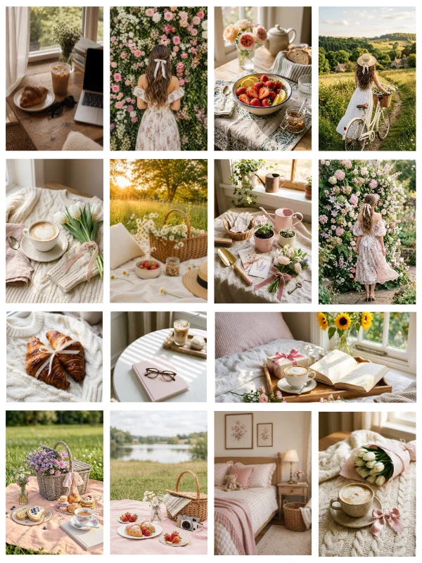 Cottagecore & Bookstagram Photos of Flowers product image (2)