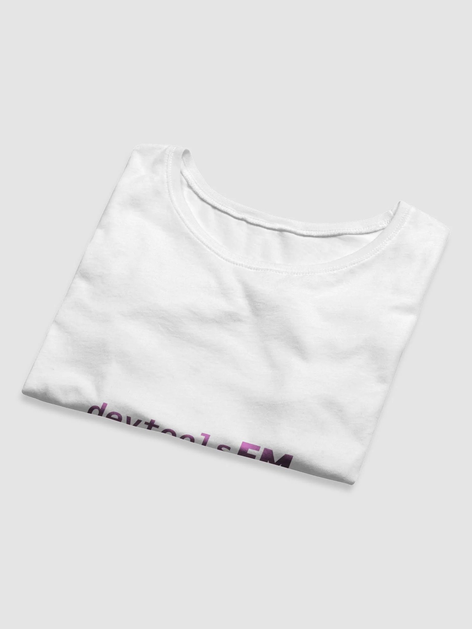 White Brand Crop Tee product image (5)