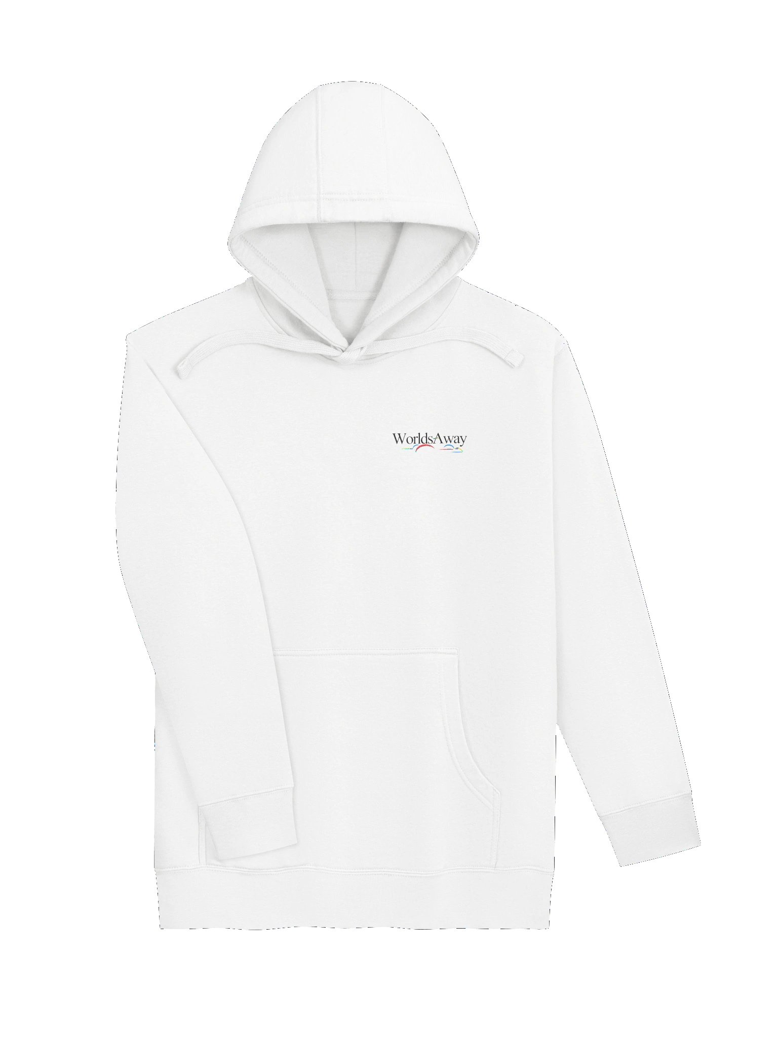 WorldsAway Retro Hoodie White product image (3)