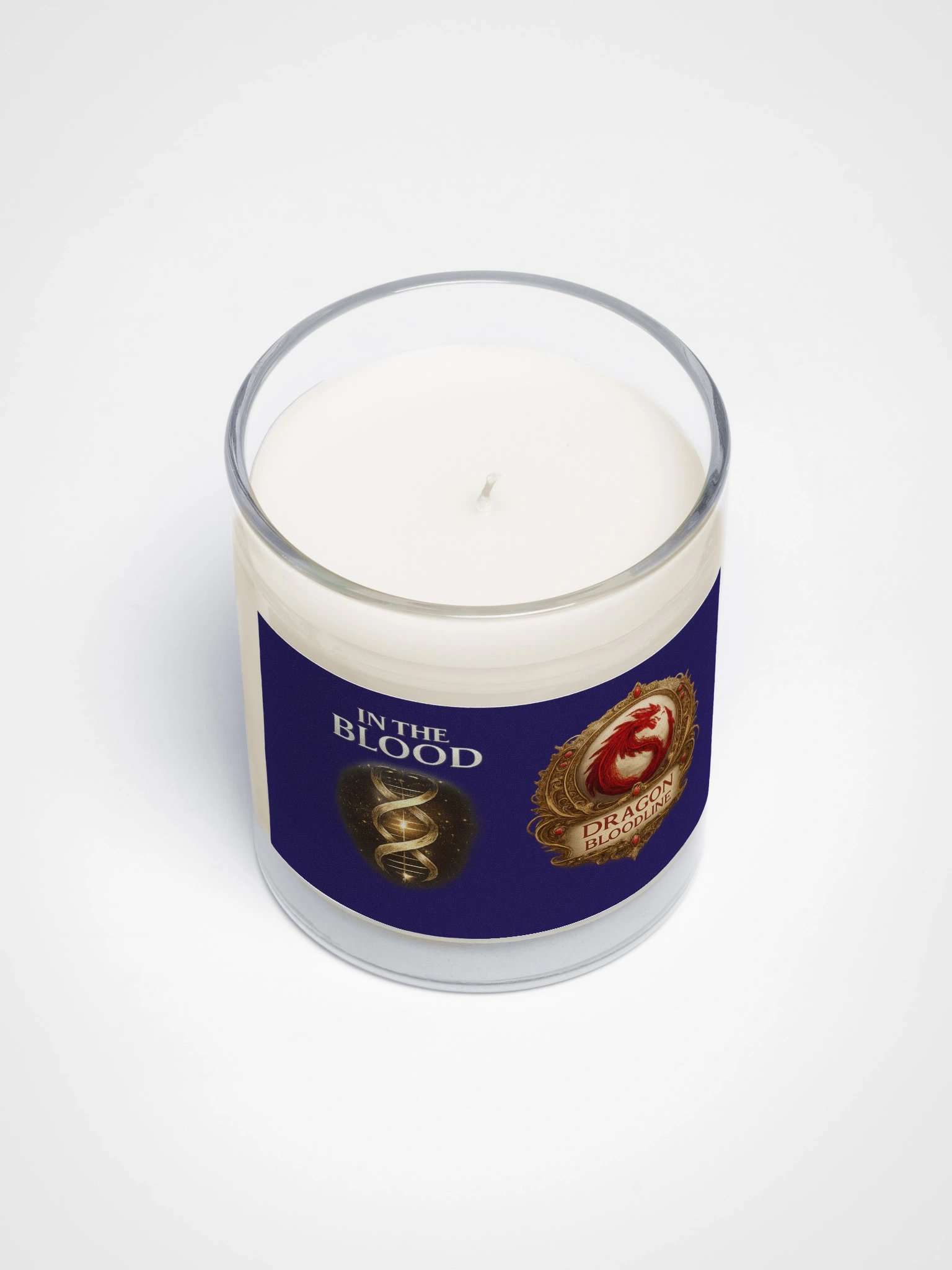 DRAGON BLOODLINE / IN THE BLOOD  SOY WAX CANDLE (BLUE EDITION) product image (3)