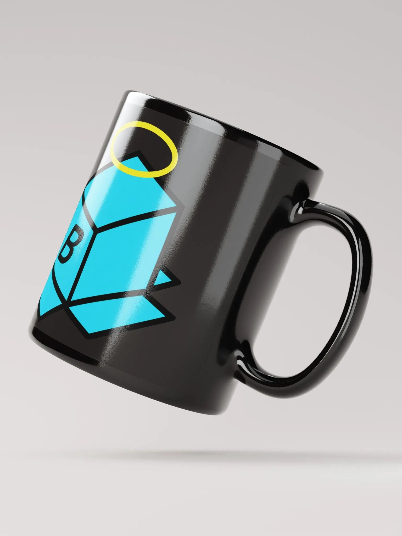 11oz Box Emblem Mug - Black product image (2)