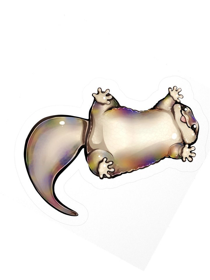 Fish Scale Gecko Kiss Cut Stickers product image (2)