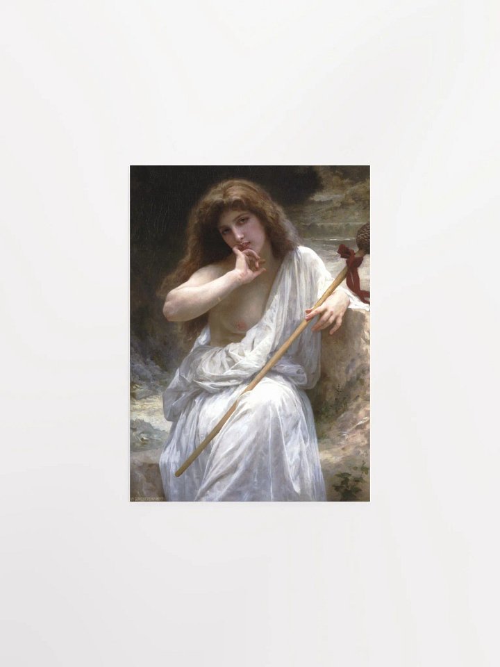 Mailice or Bacchante by William-Adolphe Bougureau Poster product image (1)