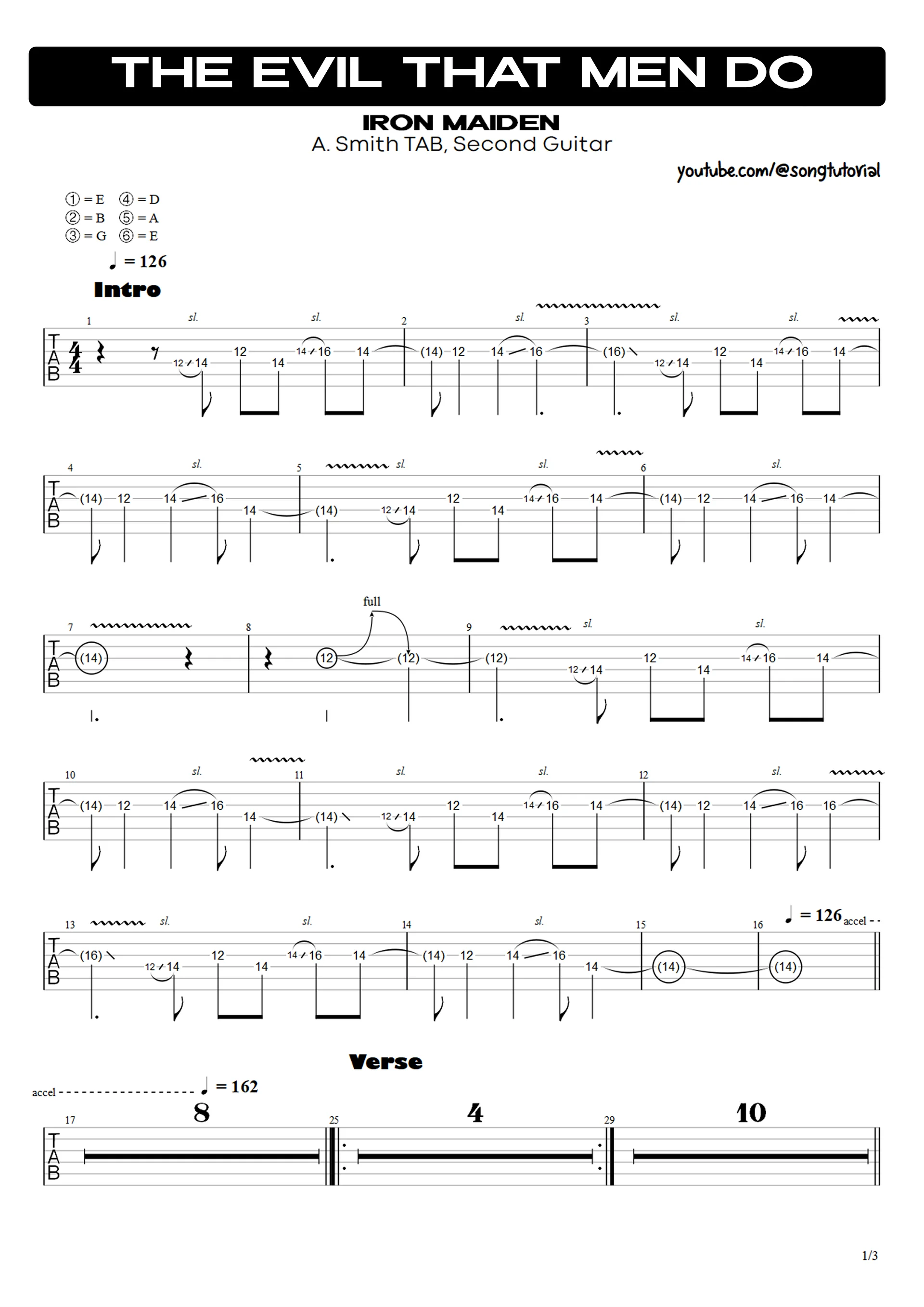 Seventh Son of a Seventh Son | Complete Album PDF Tabs | Guitar Pro | Iron Maiden product image (2)