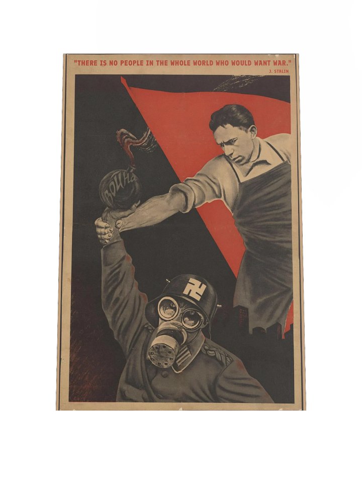 There is no people in the whole world who would want war Poster (Large) product image (1)