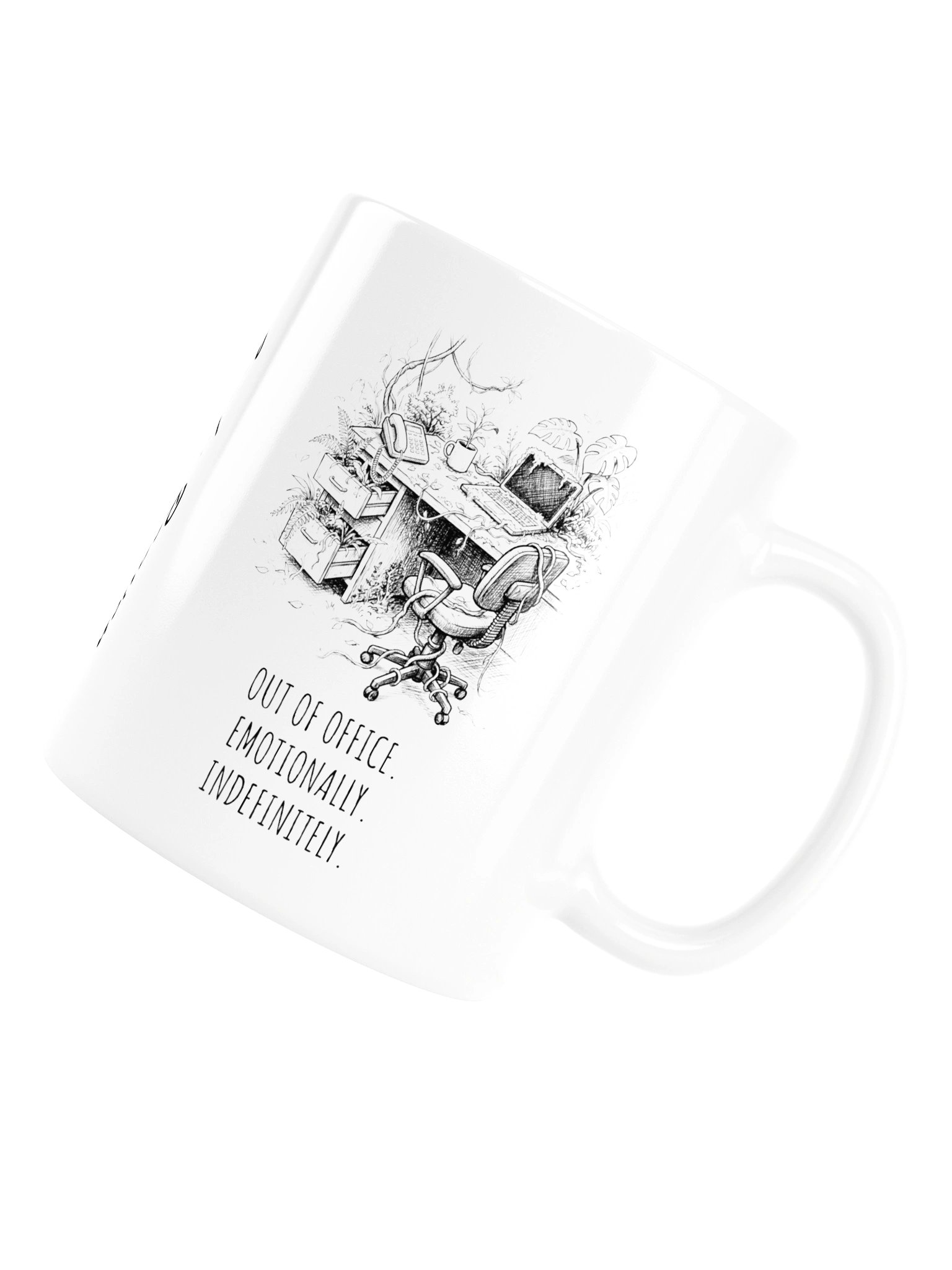 Out of Office Mug – Funny Work Burnout Coffee Mug product image (6)