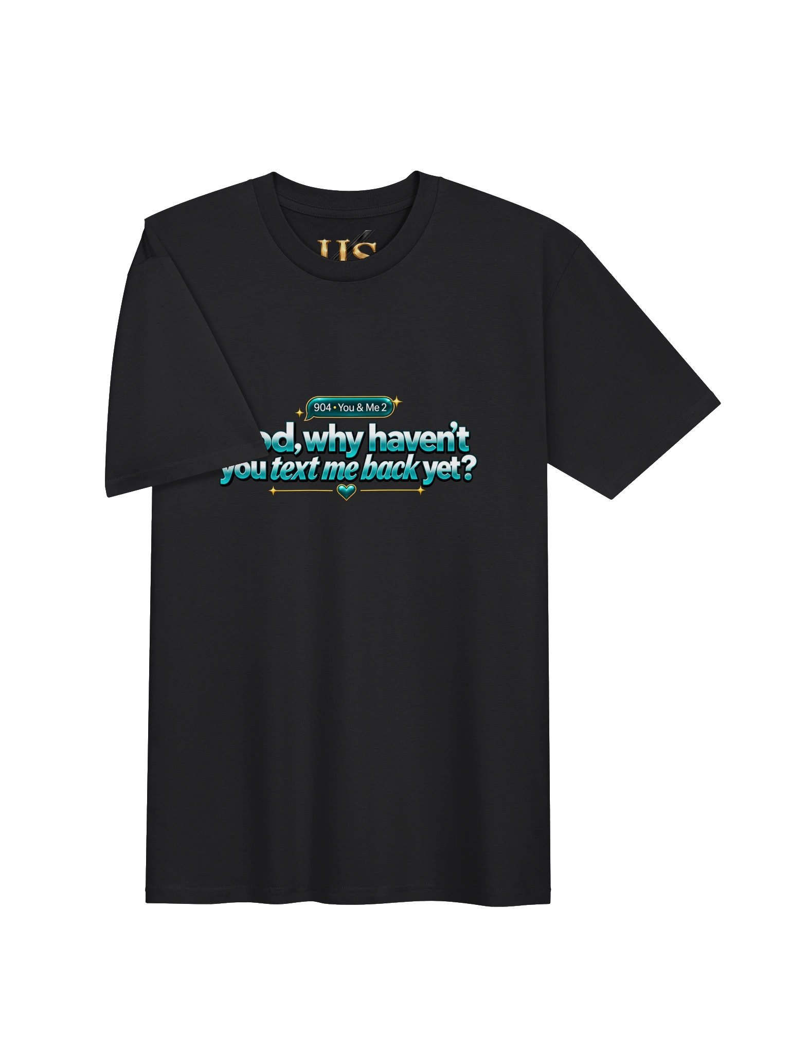 904 You & Me 2 God — Through Jesus Black T-Shirt product image (3)