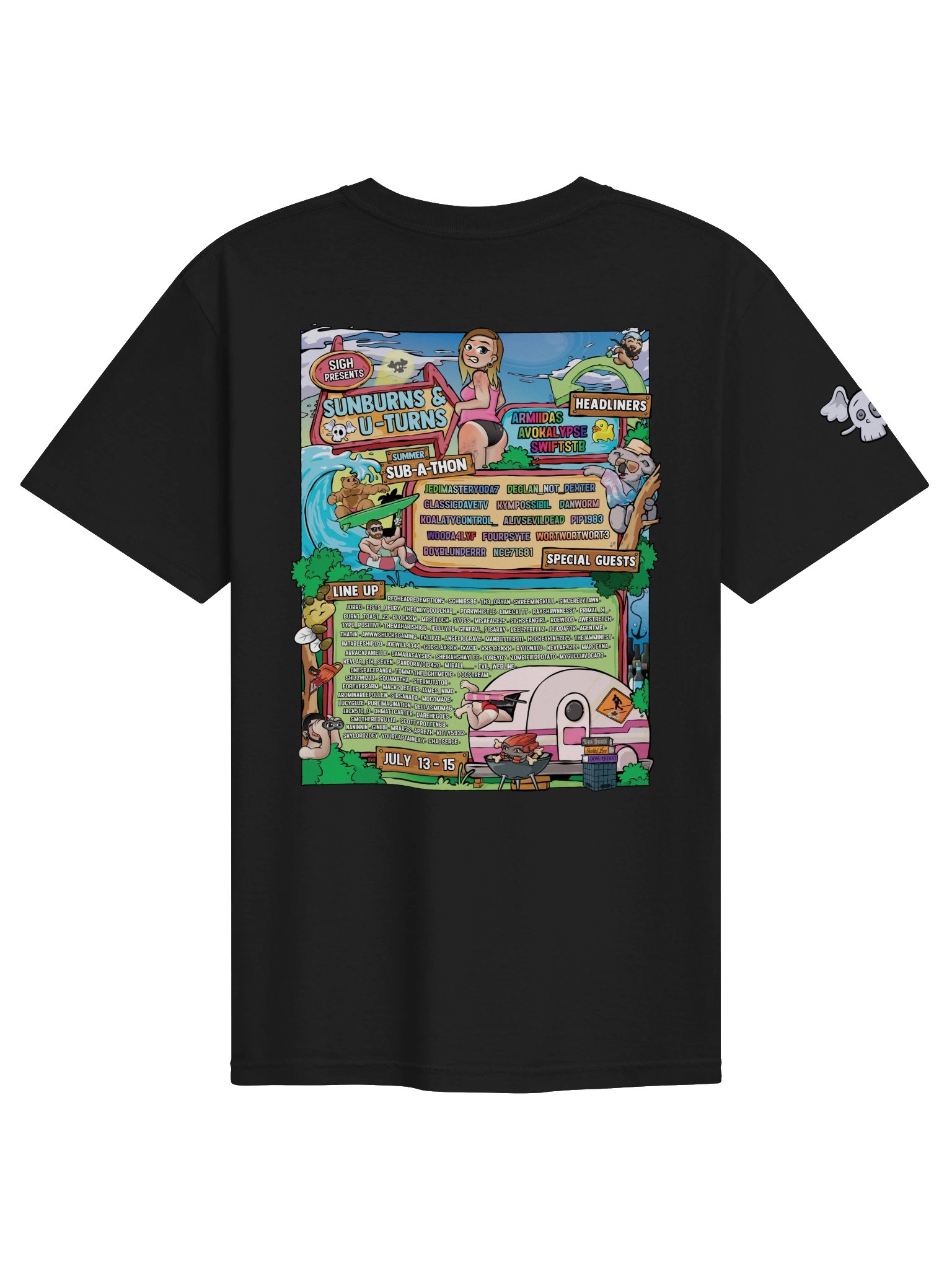 Sunburns & U-Turns Band Tee product image (28)