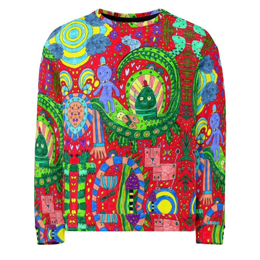 Abstract Doodle Imagination Unisex Sweatshirt product image (3)