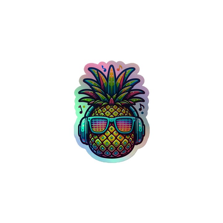 Holographic Pineapple Sticker product image (1)