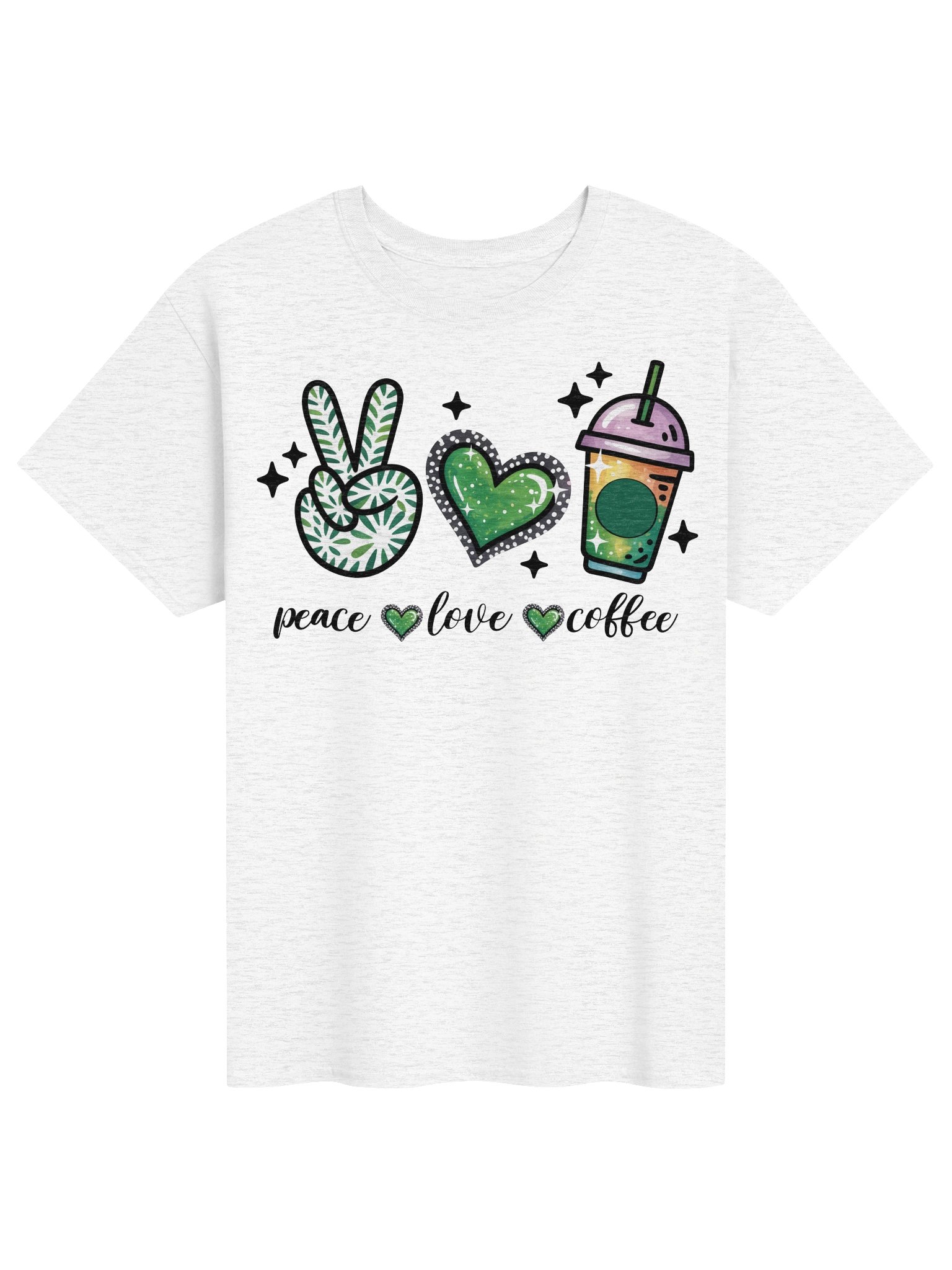 Peace Love Coffee T-Shirt product image (1)