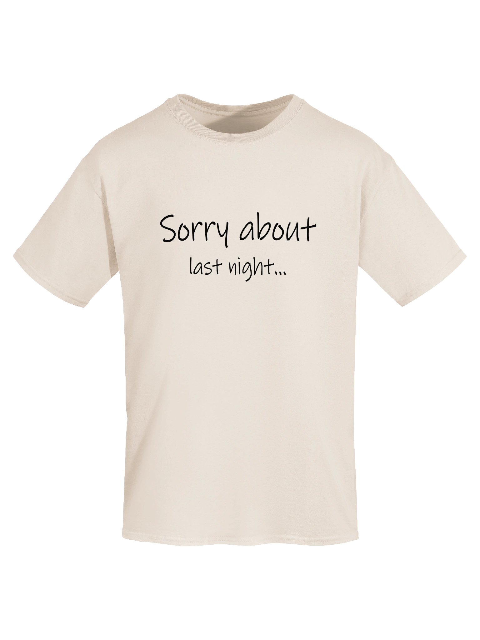 Sorry About Last Night Heavyweight Tee Lt. product image (55)