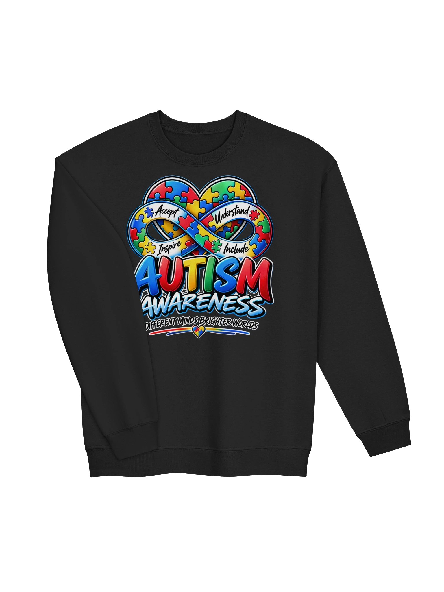 The Blacktop Brand "Autism Awareness" Crewneck Sweatshirt product image (25)
