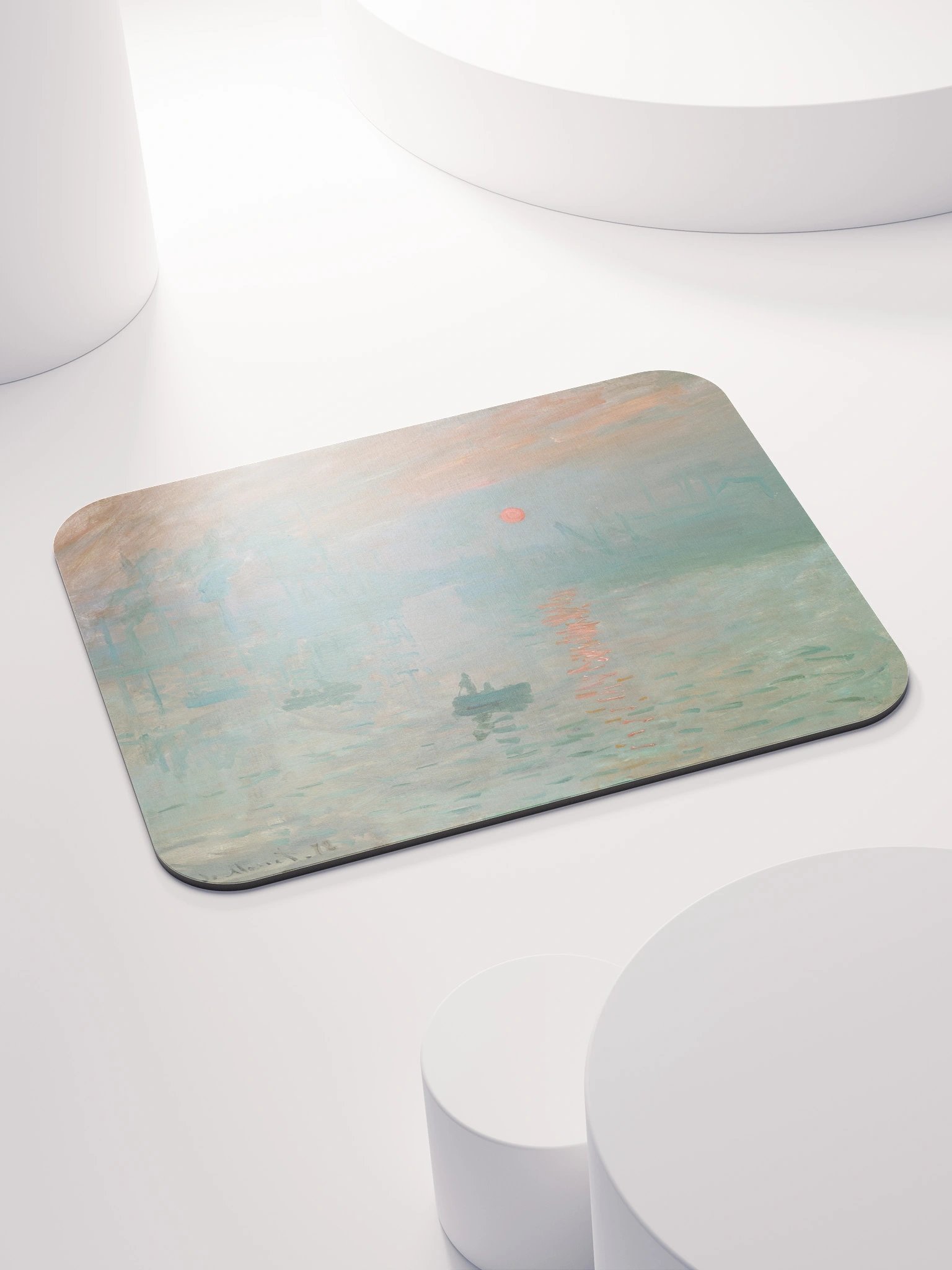 Monet – Impression, Sunrise (Impression, soleil levant) Mouse Pad product image (4)