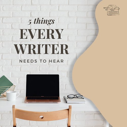 🤎 5 things every writer needs to hear 🤎
.
This post is a change of pace for my page. I don’t do a lot of stagnant posts (as o...